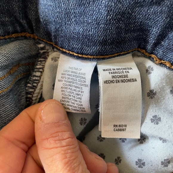Lucky Brand 110 Skinny Jeans Medium Wash Women's Size 28x30 - Picture 7 of 8